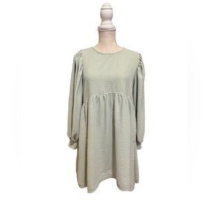 Altered state size medium, mint, green, long sleeve dress